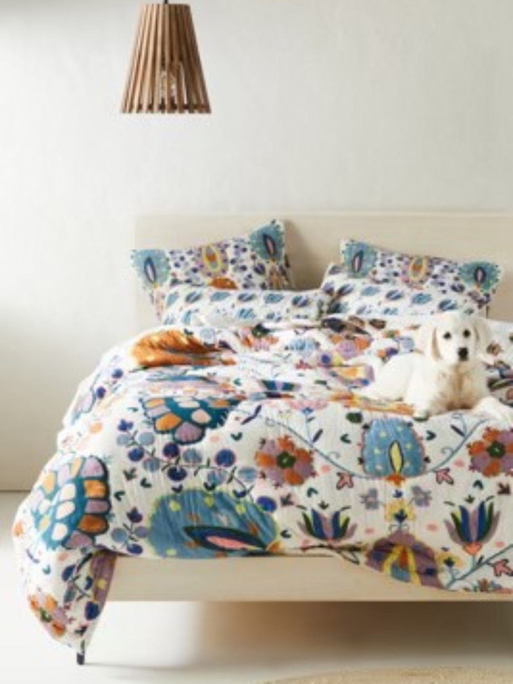 Anthropologie King Gertrude Quilt and Shams